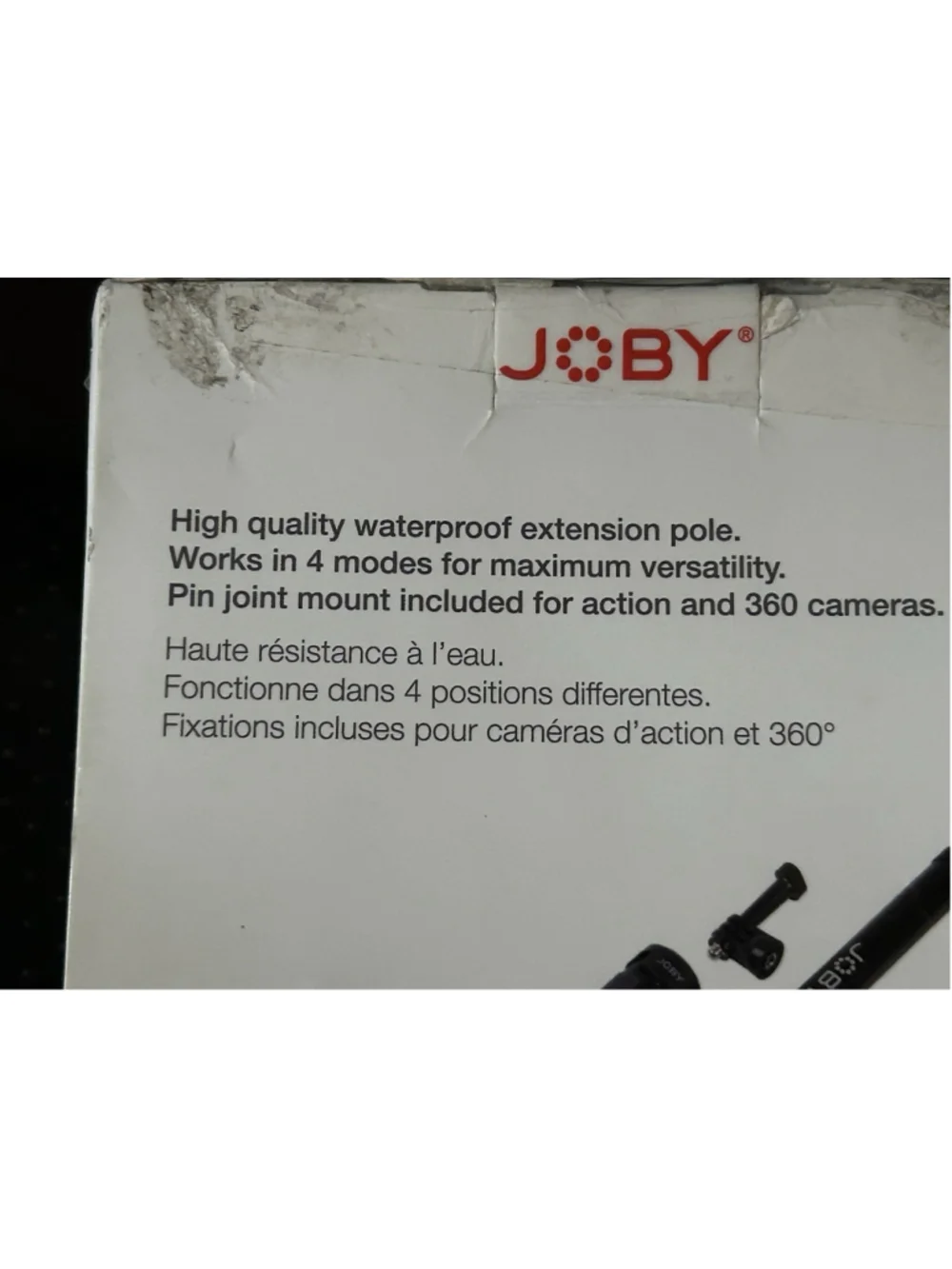 Joby TelePod Sport Waterproof Extension Pole Extend up to 47.2